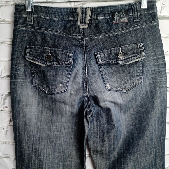 LOIS Womens Distressed Relaxed Blue Jeans Size 10 - Picture 9 of 14